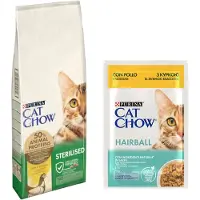 Cat Chow Kattenvoer Voor Gesteriliseerde Volwassen Katten Kip 15kg