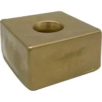 Scentchips Kandelaar Block Goud D 8 H 3 Cm