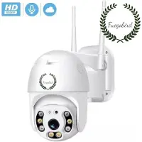 Fuegobird Full HD 1080P Wifi Smart Bewakingscamera's - PTZ IP Camera - IP66 Waterdichtheid - Binnen en Buitengebruik - Ondersteuning 2.4G/5G WIFI - ONVIF - Wit