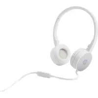 HP H2800, Kabel, Gesprekken/muziek, 125 g, Hoofdtelefoon met microfoon, Zilver, Wit