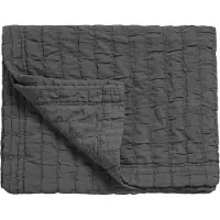 Vandyck Pure 64 G.Dyed Bedsprei 180x260 off black