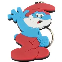 Schleich Grote smurf sleutelhanger flexibel rubber - - 8cm