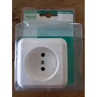 Schneider Electric Wandcontactdoos Enkel Wit - Contura Opbouw
