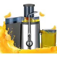 Fuegobird - Snelle Sapcentrifuge - 1,8 l Inhoud - Zwart & RVS - 400 W Vermogen - Grote Vultrechter - Voor Groenten & Fruit