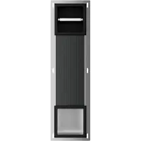 Boss & Wessing Toiletrolhouder Zonder Klep en Reserverolhouder Inbouw BWS Milan Mat Zwart