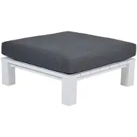 Garden Impressions Plaza lounge tuintafel 100x100xH30 cm mat wit