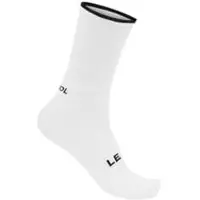Le Col Sokken met hoge kraag Wit/Zwart || Maat: 39-42