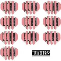 Ruthless 10 Sets (30 stuks) flights Multipack - Roze Paneel - darts flights