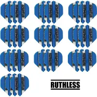 Ruthless 10 Sets (30 stuks) flights Multipack - Aqua - darts flights