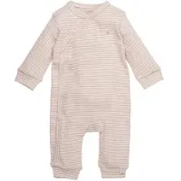 BESS baby gestreept boxpak zand Jongens/Meisjes Stretchkatoen V-hals Streep - maat 86