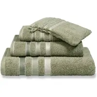Vandyck Prestige Lines badlaken 90x180 Smoke Green
