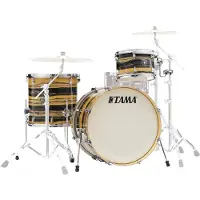Tama Superstar Classic 22 3pc Shell Pack Natural Tiger Ebony Wrap