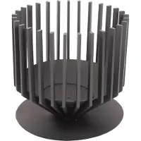 RedFire – Irving Large – Zwart - Staal – Vuurkorf – Fire Pit – Stevig staal - Industrieel – Terrasverwarming – Sfeerhaard