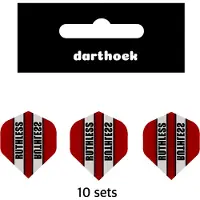 Ruthless Darthoek| Flights | | Rood | 10 Sets | (30 stuks) |