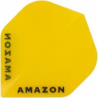 Ruthless 5 sets (15 stuks) flights Amazon Transparant Std Yellow