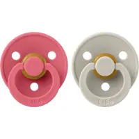 BIBS - Fopspenen - Maat 2 - Coral & Sand - 6-18 mnd - 2 stuks