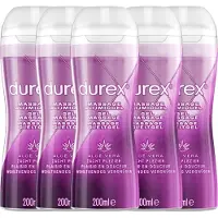 Durex Play Massage 2/1 Aloe 200ML - 5 Stuks - Voordeelverpakking