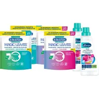 Dr. Beckmann - Magic Leaves Wasstrips – Geurverwijderaar - Voordeelset – Universeel – Colour – 6 stuks - 80 Wasbeurten