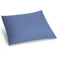 Yumeko Kussensloop Percal Katoen 50x60 Blauw - Eco, Bio & Fairtrade