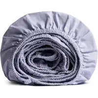 Yumeko Hoeslaken Percal Katoen 90x200 Blauw - Eco, Bio & Fairtrade