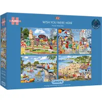 Gibsons Trevor Mitchell - Wish You Were Here Puzzel (4 x 500 stukjes)