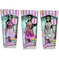Merkloos Tienerpop Brigitte in doos 3 ass. 8402