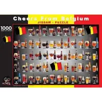 Puzzelman Cheers from Belgium - Belgische Bieren Puzzel (1000 stukjes)