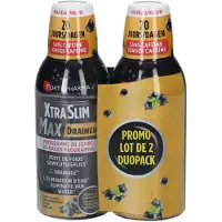Forte pharma XtraSlim Max Draineur Zwarte Bes DUO | 2 x 500 ml