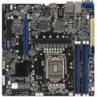 Asus P12R-M Moederbord Socket Intel LGA 1200 Vormfactor Micro-ATX Moederbord chipset Intel C252