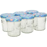 Le Parfait 12x Jampotten/weckpotten met draaideksel 324 ml - Voorraadpot