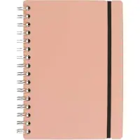 Vacavaliente - Studio Notitieboek A5 - Gerecycled Leer - Roze