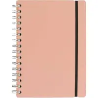 Vacavaliente - Notitieboek A6 - Gerecycled Leer - Roze