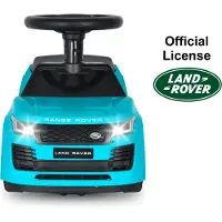 Vrooomy Range Rover Evoque loopauto blauw extreem