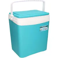 Eda Tropic koelbox - 25 liter - kunststof - blauw - 39 x 29 x 42 cm