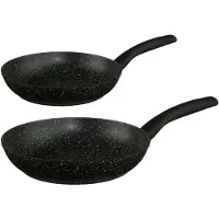 Secret De Gourmet Koekenpannen set 2x stuks Palermo - Alle warmtebronnen - dia 24/28 cm - Anti-aanbaklaag - Koekenpannen