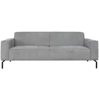 Livin24 3-zitsbank Kansas taupe ribstof