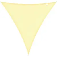 Kopu schaduwdoek driehoek 3x3x3 mtr waterdicht 230 grams creme