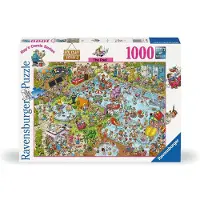 Ravensburger Ray's Comic Series Holiday resort 3: The Pool - Legpuzzel - 1000 stukjes