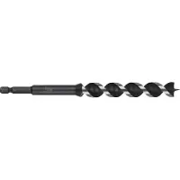 Wolfcraft - 14mm Slangenboor voor Houtbalken - 165mm - Zeskantschacht Houtboor - Hex - 7135000