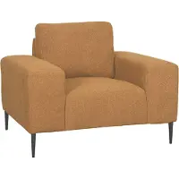 Label51 Bank Ferraro - Oker - Boucle - 1-Zits (Oranje, 112x85x88cm)