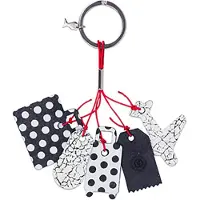 Vacavaliente - Sleutelhanger Travel (by Paola Navone) - Gerecycled Leer - Grijs