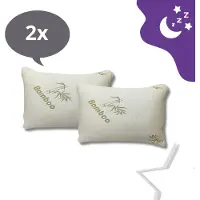Beau Maison 2 PACK - Bamboe Kussen Traagschuim - 45 x 65 cm
