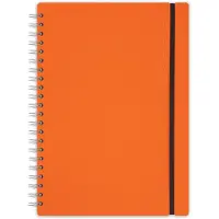 Vacavaliente - Studio Notitieboek A4 - Gerecycled Leer - Oranje