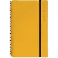 Vacavaliente - Notitieboek A5 - Gerecycled Leer - Geel