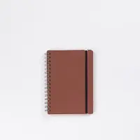 Vacavaliente - Studio Notitieboek A5 - Gerecycled Leer - Bruin