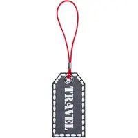 Vacavaliente - Bagage Label (by Paola Navone) - Gerecycled Leer - Grijs -