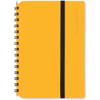 Vacavaliente - Notitieboek A6 - Gerecycled Leer - Geel