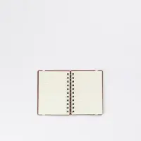 Vacavaliente - Notitieboek A6 - Gerecycled Leer - Bruin