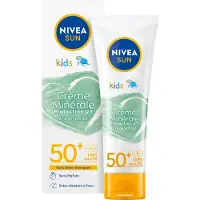 Nivea SUN Crème Solaire 50 ML Minérale Enfants Aloe Vera Bio FPS 50+