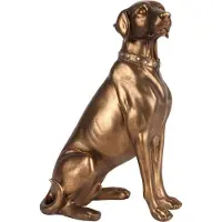 Baroque - Decoratief beeld of figuur - Hondenbeeld Weimaraner resin 39 cm - 39x26x19 - Polyresin